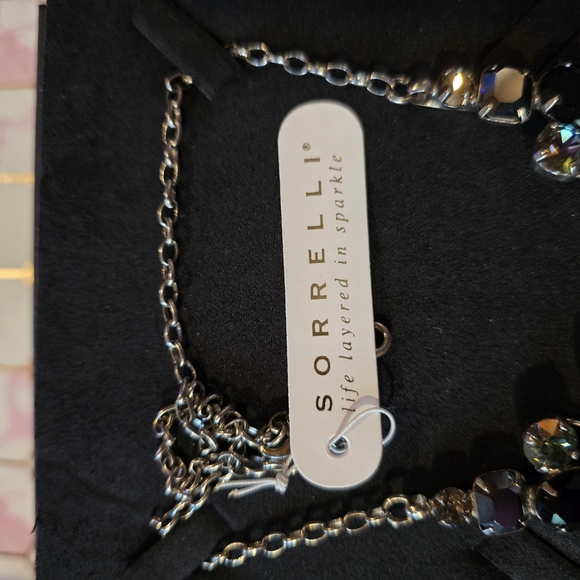 Sorrelli Black Onyx Forget-Me-Not Necklace - Picture 4 of 4